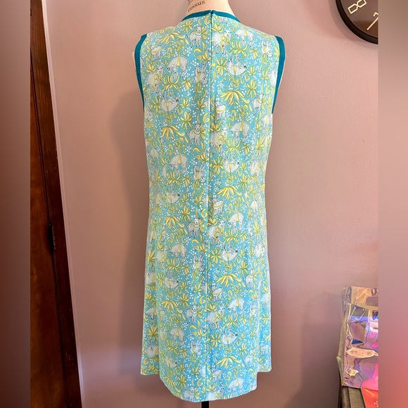 Rare! Brooks Brothers Sheep/Lamb Print Shift Dress 🐑 - Picture 8 of 10